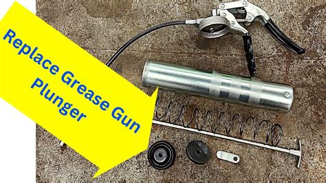 grease gun plunger seal|How to Stop a Grease Gun from Leaking: Quick Fix